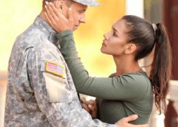Wife says goodbye to husband as he deploys ~ MarriageHeat
